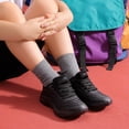 thumbnail image 4 of Zapatillas deportivas con cordones para niños DREAM PAIRS Talla 5 Negro, 4 of 6