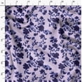 thumbnail image 3 of Soimoi Minky Purple Fabric By the Yard - 56 Inch Wide -Floral & Leaf Floral Pattern Fabric - Botanical and Elegant Designs for Various Uses Printed Fabric, 3 of 6