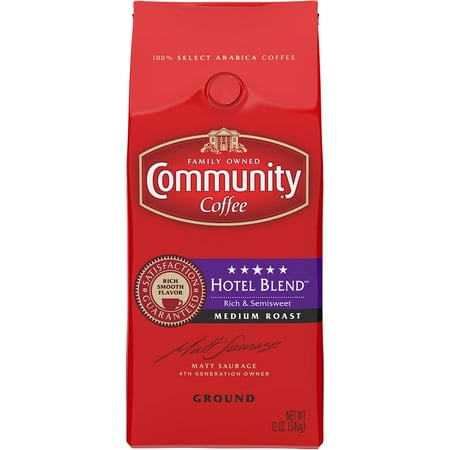 Community Hotel Blend Ground Coffee, 12 oz