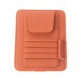 thumbnail image 4 of Organizador duradero para parasol, bolígrafo de cuero Artificial, soporte para llaves, soporte para gafas de sol automotrices para Atto 3, accesorios Naranja Sunnimix organizador de visera de coche, 4 of 8