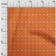 thumbnail image 1 of oneOone Viscose Jersey Orange Fabric Geometric Bandhani Quilting Supplies Print Sewing Fabric By The Yard 60 Inch Wide, 1 of 5