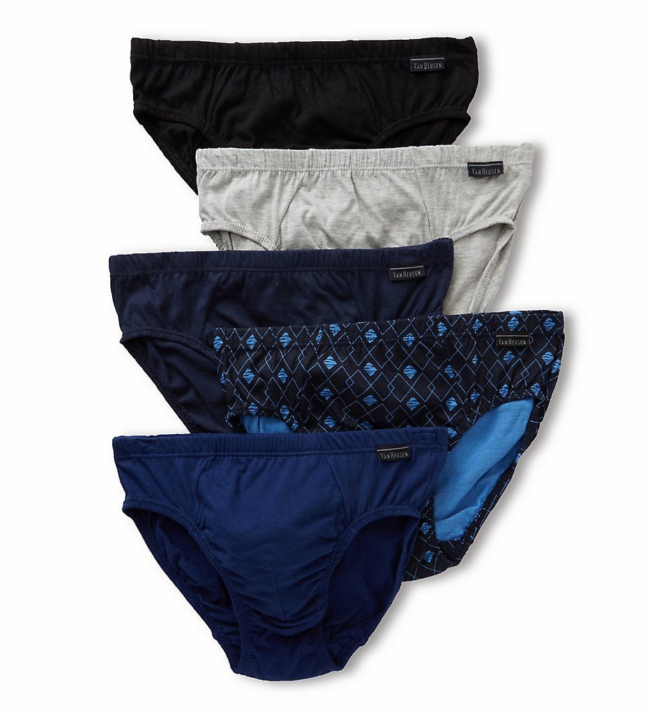 Van Heusen Van Heusen 162PB01 Men's Knit Low Rise Briefs 5 Pack