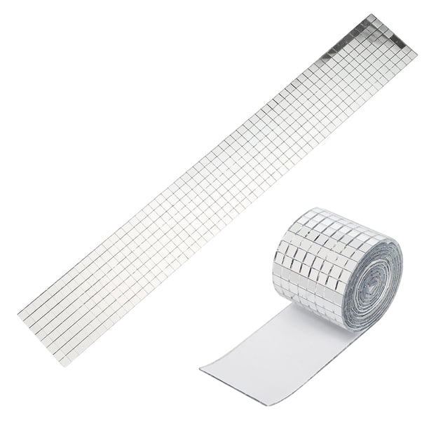 Kenally 1 rollo de pegatina de pared de fibra de vidrio, repuesto autoadhesivo, decoración decorativa anticorrosiva para el hogar, KTV, centro Materiales de construcción Plata Kenally TO010147-01