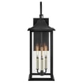 thumbnail image 5 of 81595BK Lark Nolan - 15W 3 LED Large Outdoor Wall Lantern-26 Inches Tall and 9 Inches Wide, 5 of 11
