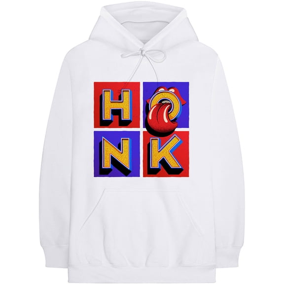 Men's Rolling Stones Honk Album Hooded Sweatshirt X-Large White