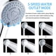 thumbnail image 2 of Ducha de baño cabezal de ducha de chorro ajustable ahorro de agua de mano ajustable 5 modos SPA ducha cabezal de baño accesorio de baño Tan Jianjun unisex, 2 of 2