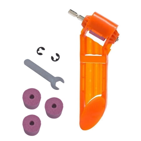1Set Drill Bit Grinder With 3Grinding Stone Drill Sharpener High Hardness For Metal Deburring And Tool Maintenance