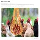 thumbnail image 3 of WORGEOUS 3 bolsas de hilo para verduras y pollo, bolsa de red de alimentación colgante, soporte para frutas de aves de corral con ganchos, 3 of 6