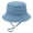Dark Blue, variant on Baby Bucket Hat Breathable Cotton Adjustable Sun Cap for Boys Girls Outdoor Light Blue 12-36 Months