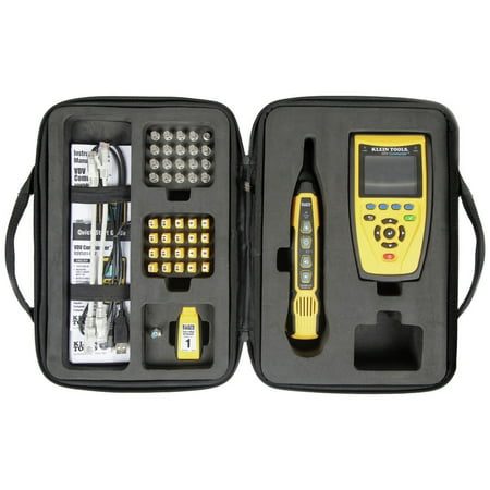 Klein Tools VDV501-829 Commander VDV Cable Tester and Test-n-Map Remote Kit