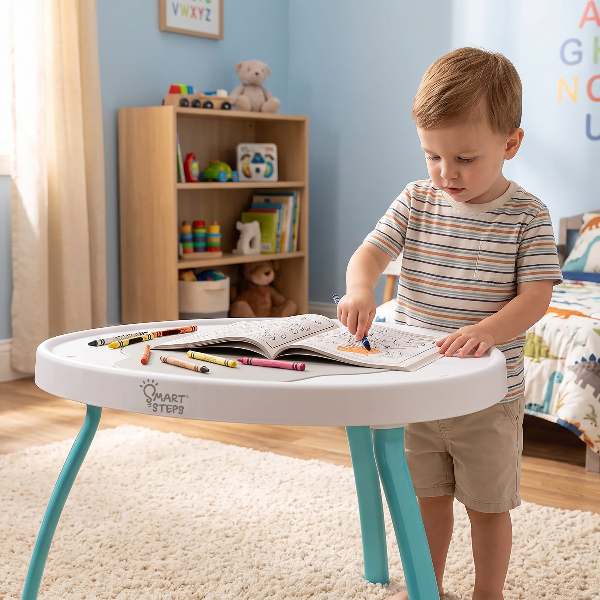 Smart Steps Bounce N' Play 3-in-1 Activity Center, Safari photo 4