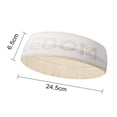 thumbnail image 6 of Tnobhg Workout Headband Super Soft Moisture-wicking Breathable Stretchy Letter Print Athletic Sports Sweatband, 6 of 7
