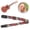 Style 1, variant on Suodoka Bohemian Style Ukulele Strap Adjustable Nylon and Leather Shoulder Belt with End Button Kit, Style 1 [cite: 11]