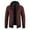 Wine, variant on Men's Cardigan Knitting Leisure Hooded Fleece Lined Sweater for Fall Winter Outdoor Activities Christmas Gift,Blue,L