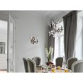 thumbnail image 2 of Elegant Lighting Monarch Traditional Pewter 2 Light E12 Royal Crystal Wall Sconce, 2 of 4