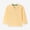 Yellow, variant on Tranfacy Toddler Kids Boys Girls Fall Winter Blouse and Shirt Pullover Style Solid Long Sleeve Turndown Collar Daily Outfit Tops for 1‑9 Years Old