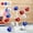 Multicolor#1281, variant on Christmas Ornaments Set of 12 with USA Flag Design, Hanging Decorations for Fourth of July, Christmas Tree, Wedding, and Holiday Party Decor