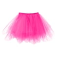 thumbnail image 7 of Women's Vintage Tutu Skirt 50s 80s Short Skirt Ballet Bubble For Party, 7 of 7