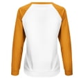 thumbnail image 3 of AherBiu Chandails en Molleton à Col Rond pour Femmes Manches Longues Tops Color Block Tops pour Sortir T-Shirts d'Entraînement, 3 of 7