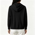 thumbnail image 5 of MSJUHEG Zip Up Hoodie Long Sleeve Tops Sweatshirt Tops with Pockets Women's Activewear Casual Hoodies Thin Hoodies Loose Fit Drawstring Sweatshirts Winter Clothes Black Xl, 5 of 7