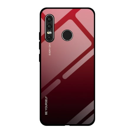 For Huawei P30 Lite Gradient Color Glass Case