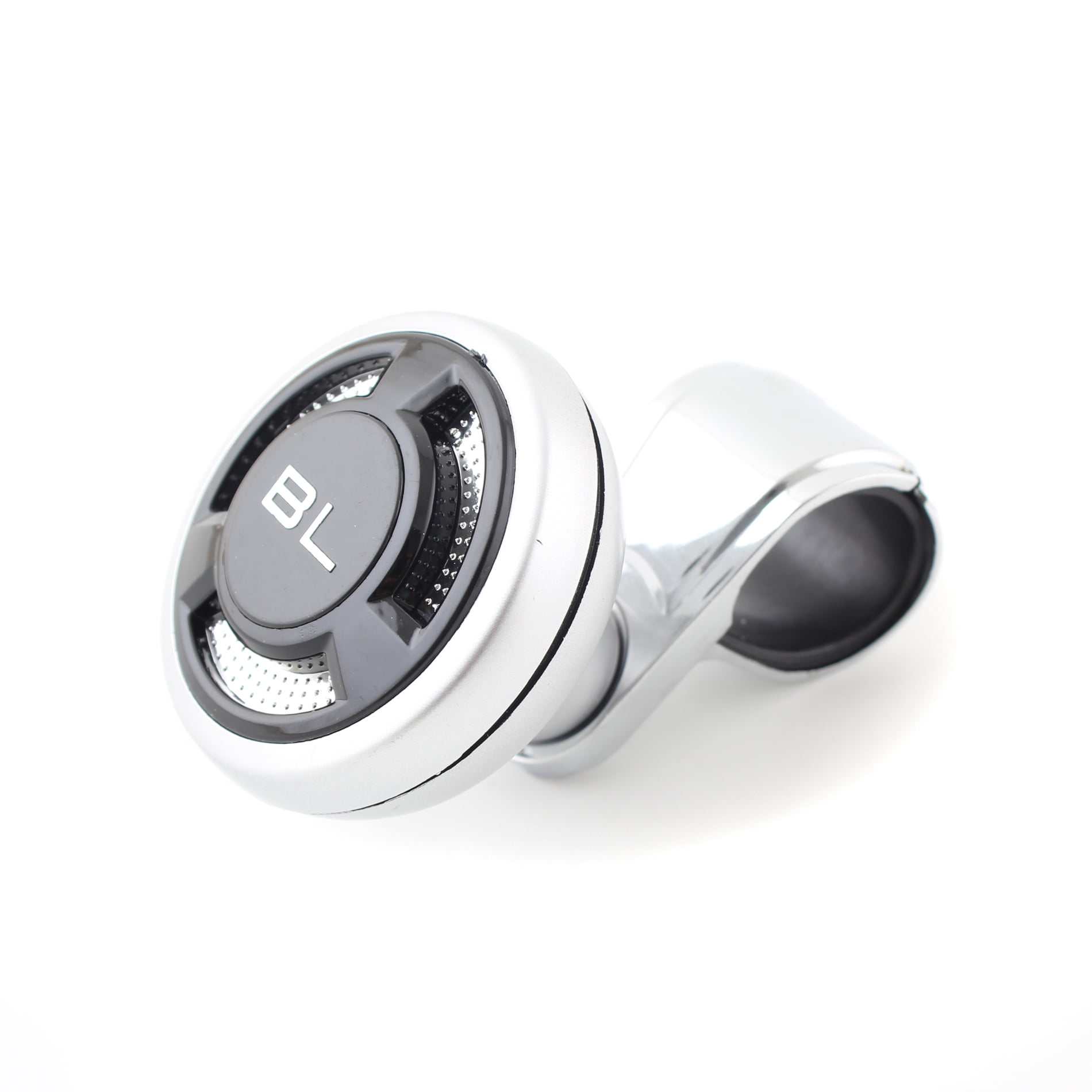 Silver Car Steering Wheel Spinner Knob Auxiliary Booster Aid Control