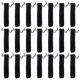 thumbnail image 1 of 100pcs Velvets bolsas de lápiz de lápiz lápidas negras contenedores de lápiz portátiles portátiles, 1 of 7