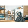 thumbnail image 2 of Ahgly Company Machine Washable Indoor Square Abstract Light Slate Gray Area Rugs, 3' Square, 2 of 7