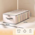 thumbnail image 6 of Bxaolu Drawer Organizer Clothes for Closet 3 Pack, Underwear Wardrobe Drawer Dividers, Foldable Dresser Storage Organizer Bins for Sock, Bra, Lingerie, Undies, 6 of 6