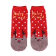 thumbnail image 2 of IDALL Christmas Stockings Ankle Socks 1 Pair Womens Christmas Socks Gifts For Women Girls Funny Novelty Colorful Cotton Holiday Crew Socks Fuzzy Socks Warm Socks for Women Clearance Sale A One Size, 2 of 5