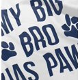 thumbnail image 5 of My Big Brother Has Paws Toddler Boy Girl T Shirt Infant Toddler Brisco Brands 5T, 5 of 6