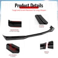 thumbnail image 4 of Ikon Motorsports Front Bumper Lip Fits 2016-2018 Chevrolet Camaro LT RS ZL1 Style Gloss Black PP Polypropylene Air Dam Chin Spoiler Splitter 3PCS, 4 of 9