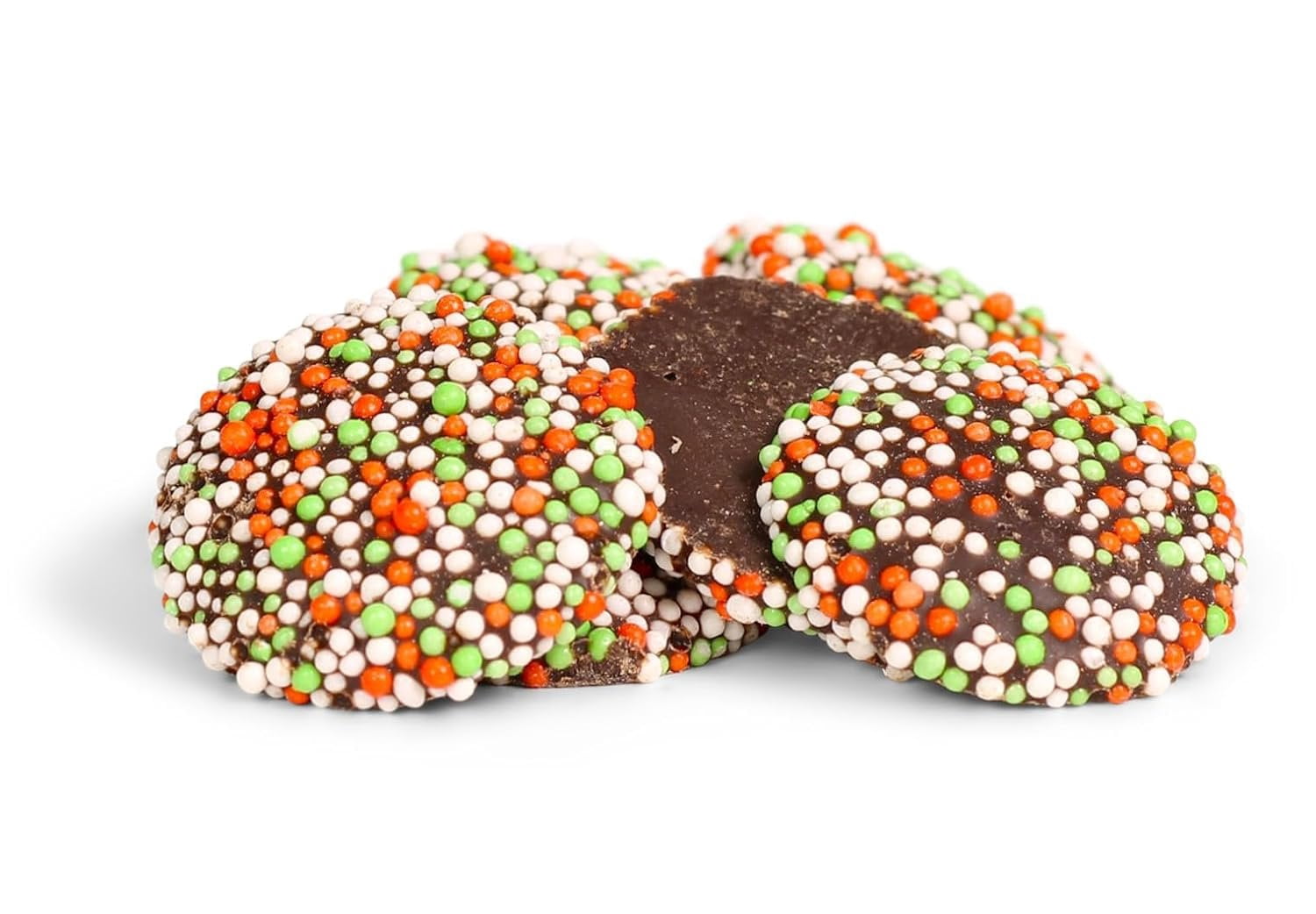 Christmas Dark Chocolate Nonpareils Candy by Its Delish, 5 Lbs Bulk Bag