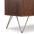 thumbnail image 6 of Simpli Home Simpli Home Hunter 60 inch Wide Solid Mango Wood TV Stand in Urban Brown For TVs up to 65 inches, 6 of 12