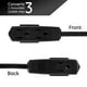 thumbnail image 3 of Cable de extensión GE de 3 salidas, 2,4 m, con múltiples salidas, negro, 3 of 7