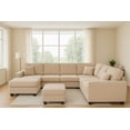 thumbnail image 1 of K-Living Corbin Reversible Sectional in Toscana Grey Fabric, 1 of 8