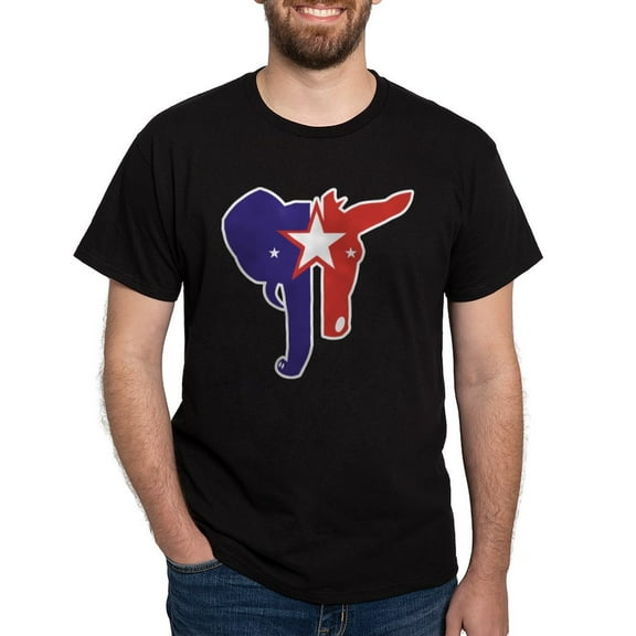 CafePress - Republican Democrat Dark T Shirt - Men's Classic Graphic Cotton T-Shirt