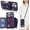 05-Dark Purple, variant on for iPhone 16 Pro Case with Card Holder and Strap - Zipper Pocket,Crossbody Lanyard Strap,Credit Card Holder,Stand Ring,Cute Phone Wallet Case for Women(Wine Red,6.3 Inch)
