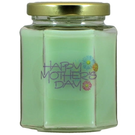 Happy Mother's Day Cucumber Melon Candle | Cucumber Melon Scented Soy Wax Candle | Hand Poured in the USA by Just Makes Scents Candles & Gifts (8 oz)