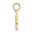 thumbnail image 2 of Diamond2Deal 14K Yellow Gold Block Letter G Initial Pendant for Women, 2 of 6
