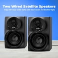 thumbnail image 6 of Supersonic 30-Watt-RMS Bluetooth SC-1136BT 2.1 Multimedia Speaker System with Two 3-In. Speakers, 5-In. Subwoofer, FM Radio, USB/Aux, and Remote, 6 of 10