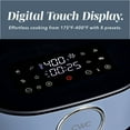 thumbnail image 3 of COOK WITH COLOR Air Fryer, 5.2Qt Glass Air Fryer, 1400W, 8 Presets, Gray, 3 of 7