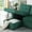 Green, variant on Devion Furniture Polyester Fabric Reversible Sleeper Sectional Sofa - Light Gray