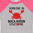 thumbnail image 4 of Inktastic Someone in Boca Raton Loves Me Boys or Girls Baby Bodysuit, 4 of 5
