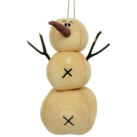 Snowman Stack - Stacked Snowman Ornament - Large