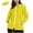 Yellow, variant on Women's Plus Size Rain Jacket Waterproof Lightweight Packable Zip-Up Hooded Coat Practical Rainwear with Zip Pockets,S,Purple