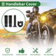 thumbnail image 3 of Empuñaduras de mano para motocicleta 7/8" 22mm Antideslizante de Aleación de Aluminio Goma para Manillar de Motocicleta Scooter ATV Negro, 3 of 7