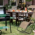 thumbnail image 4 of 2 PCS Zero Gravity Chair Lounge Patio Chairs With Canopy Cup Holder, 4 of 8