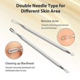 thumbnail image 3 of Blackhead Remover Pimple Extractor Tool, 9 Pieces, Stainless Steel Tweezers, Plucking, Acne Blackhead Rem, 3 of 5