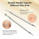 thumbnail image 3 of Blackhead Remover Pimple Extractor Tool, 9 Pieces, Stainless Steel Tweezers, Plucking, Acne Blackhead Rem, 3 of 5
